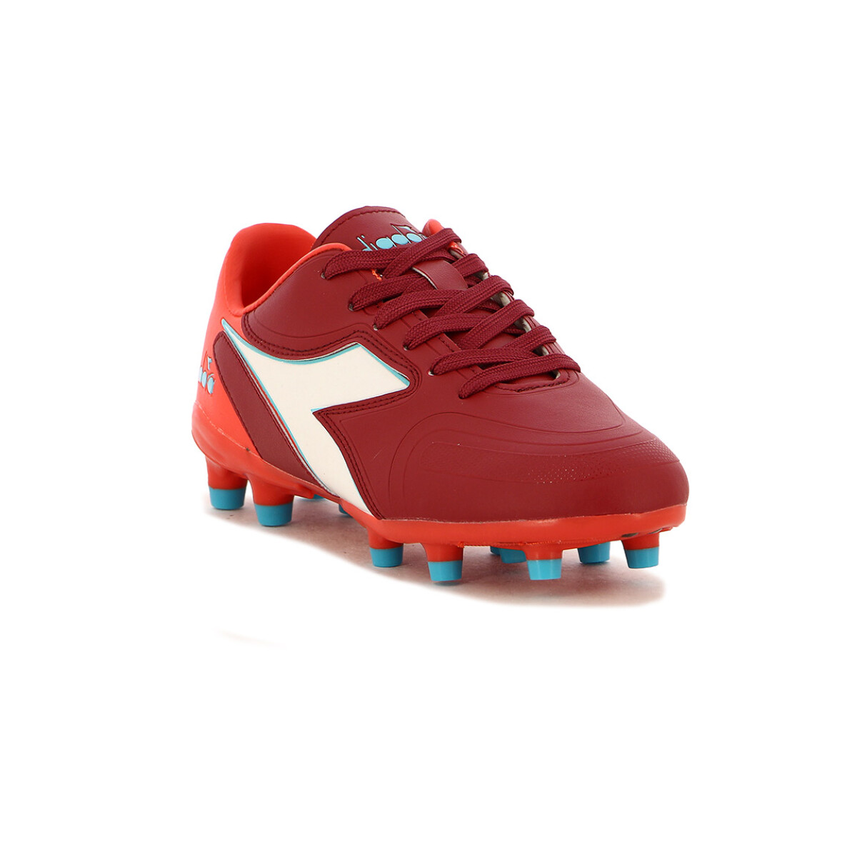 Diadora Futbol Cancha MD BARRICADE Teen - Bordo/Blanco - Bordo-Blanco 
