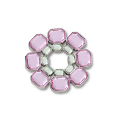 Jibbitz Charm™ Pink And Green Gem Multicolor