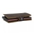 Billetera Tarjetero Dellorean Protección RFID Anticlonación Variante Color Marron