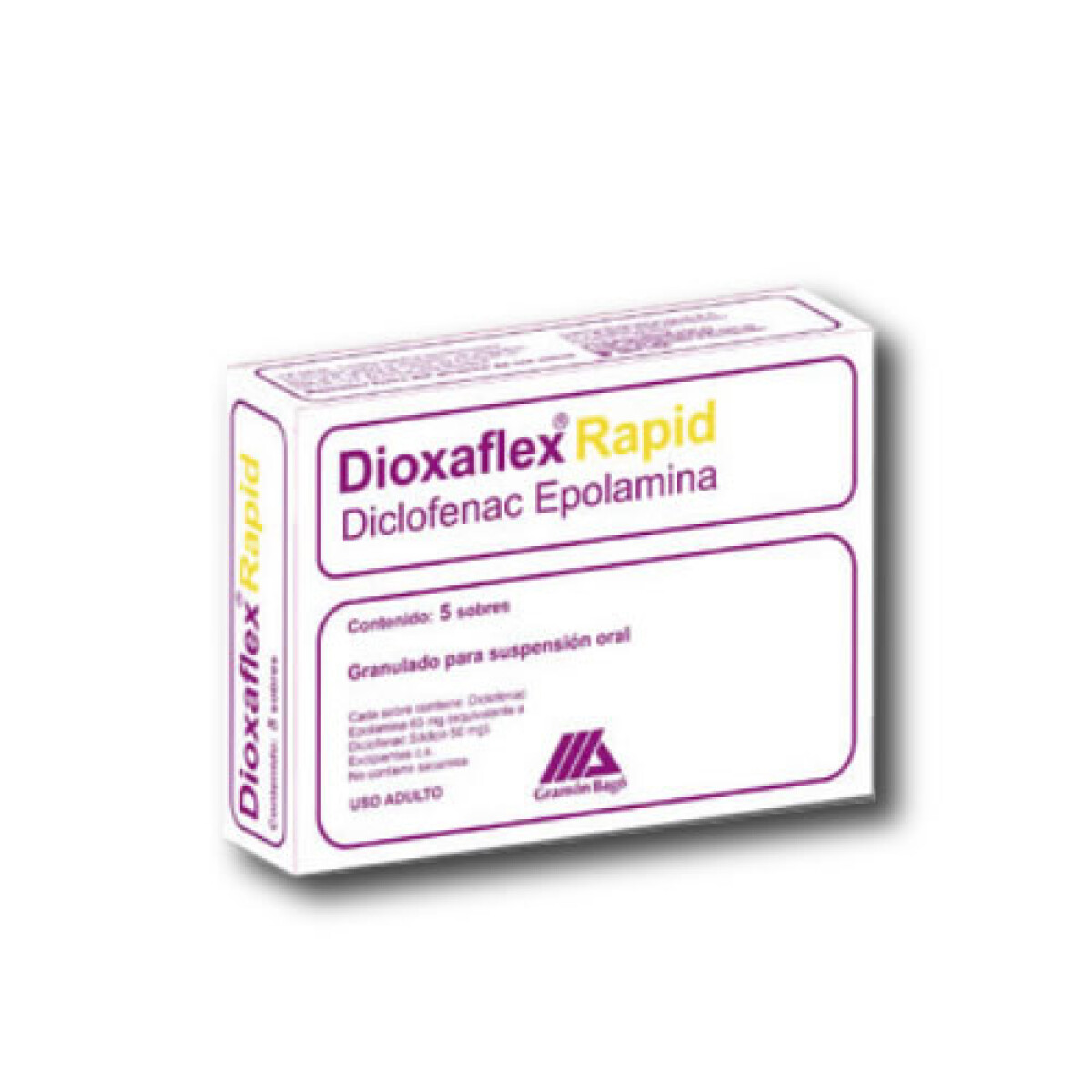 Dioxaflex Rapid 5 Sobres – Analgésico Instantáneo para Dolor Agudo