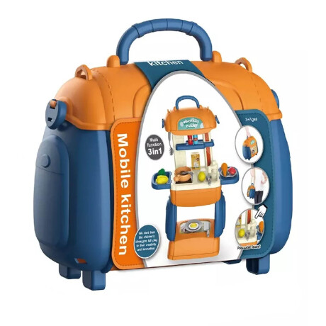 Cocina Infantil De Juguete Set En Valija Con 31 Accesorios Jug007008