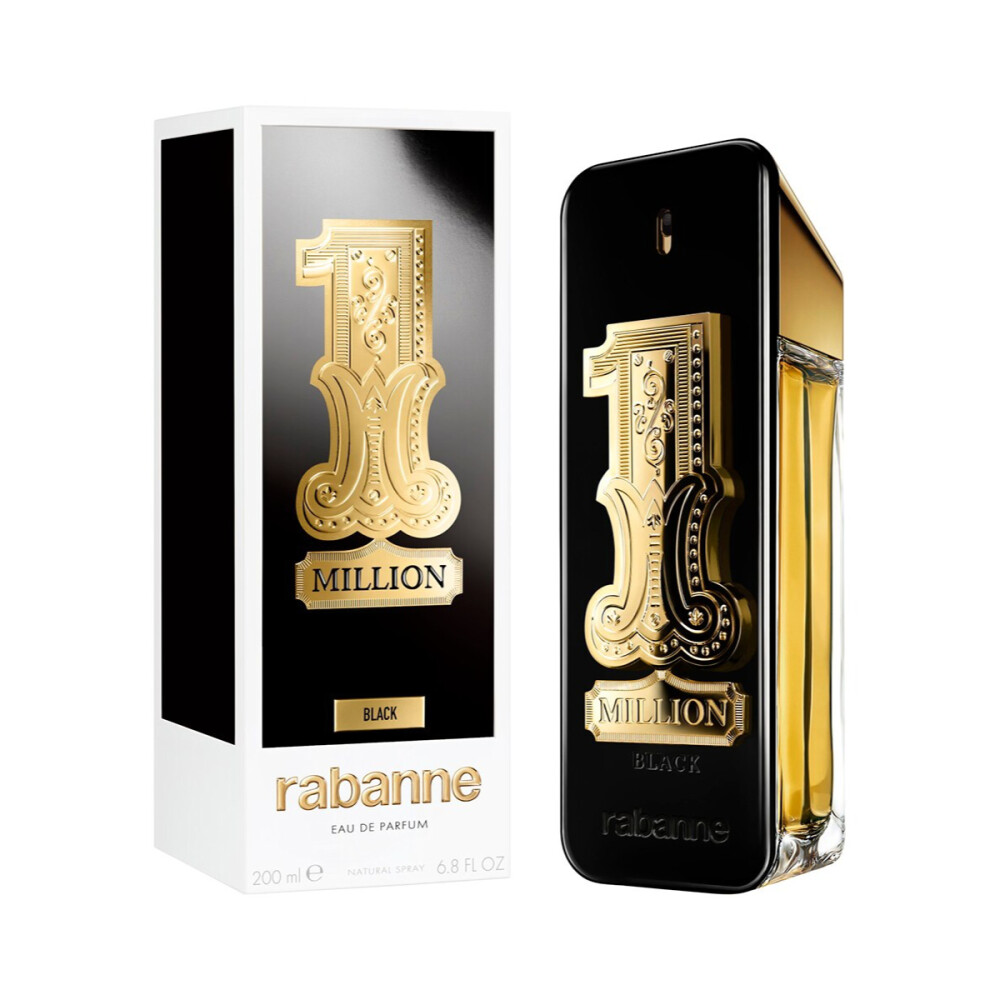 Rabanne 1 Million Black Eau De Parfum 200ml - Masculino