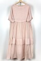 VESTIDO LINO/ALGODON OLMO ROSA