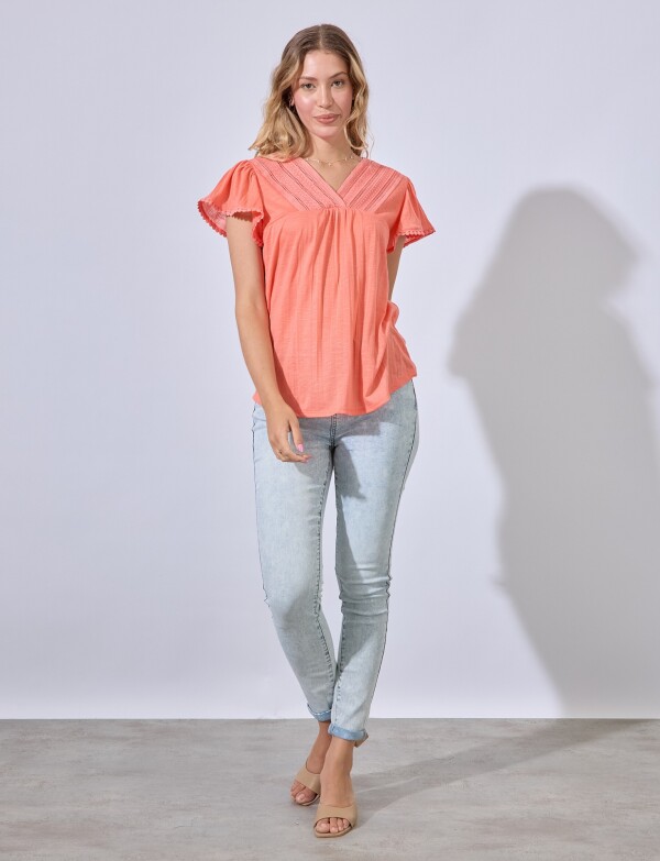 Blusa Puntilla CORAL