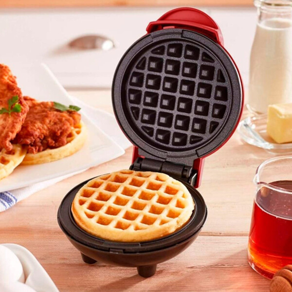 Mini Waflera Maquina Waffle Electrica Antiadherente 350w Mini Waflera Maquina Waffle Electrica Antiadherente 350w