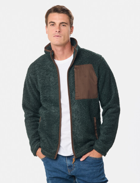 CAMPERA CORDERITO Verde