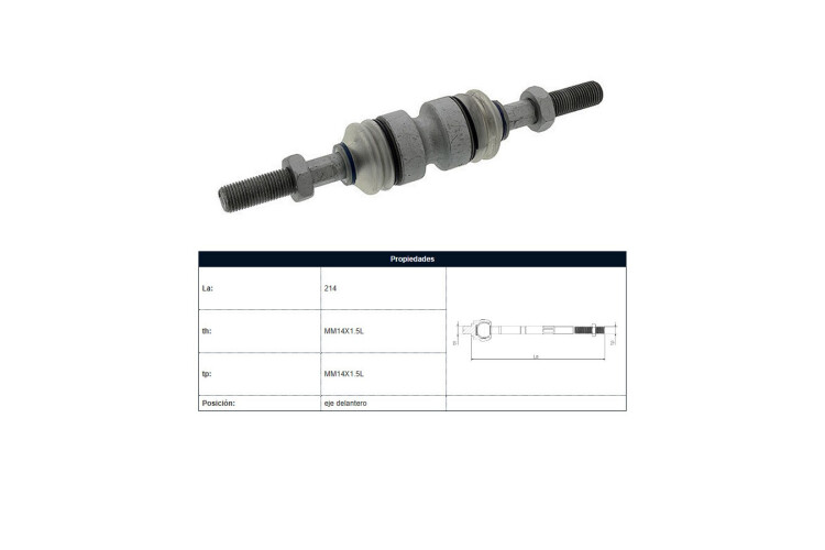 Barra De Acoplamiento Axial Citroen Saxo 96-25 Barra De Acoplamiento Axial Citroen Saxo 96-25