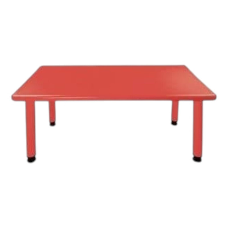 Mesa Infantil 120x60 Polipropileno Rojo