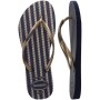 Sandalias Havaianas Slim Nautical Mujer Azul Marino Oro Rosa Metálico