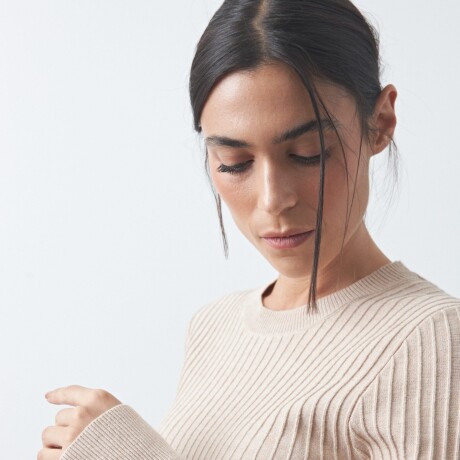 SWEATER LISE Beige Melange