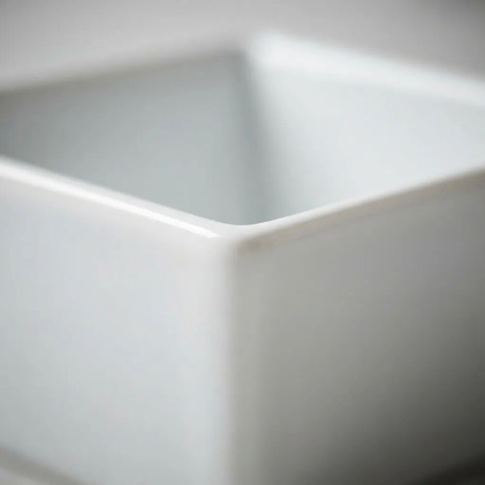 Bowl cuadrado melamina blanca 10x6 cm Bowl cuadrado melamina blanca 10x6 cm
