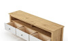Rack TV 3 Cajones Madera Natural - Mari Blanco