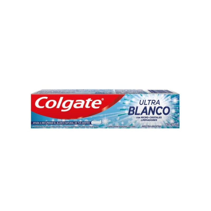 COLGATE ULTRA BLANCO MICROCRISTALES 90G Colgate Ultra Blanco Microcristales 90g