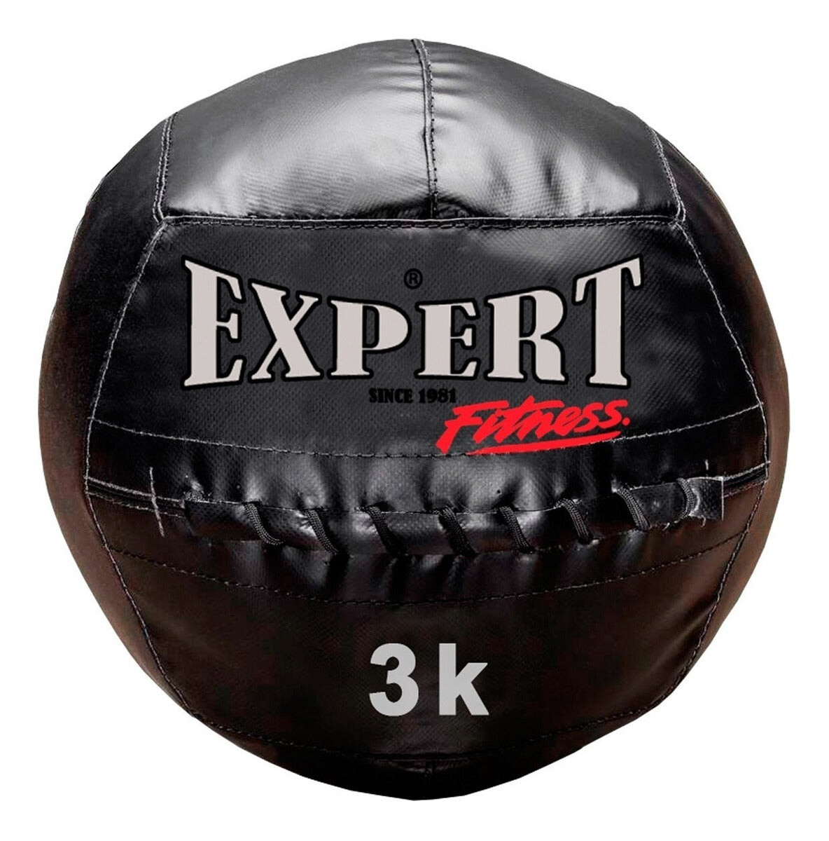 Pelota Medicinal 3kg Cuero Medicine Ball Balón Peso - Fit009002-3k 