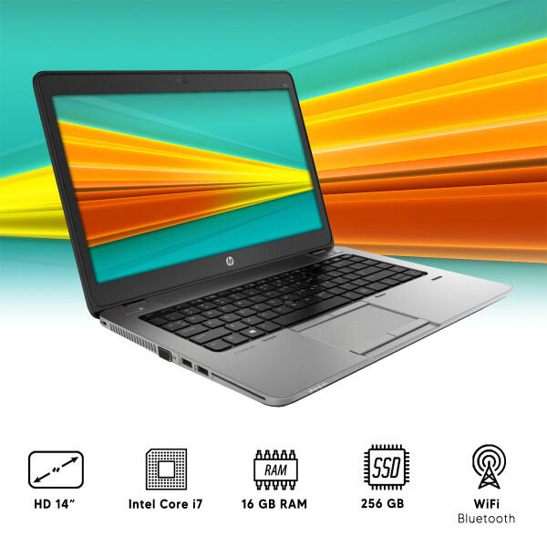 Notebook Hp Elitebook 840 G2 I7/ 16 Gb Ram/ 256 Gb Ssd NOTEBOOK RFPL HP 840 I7/16GB/256GB/14