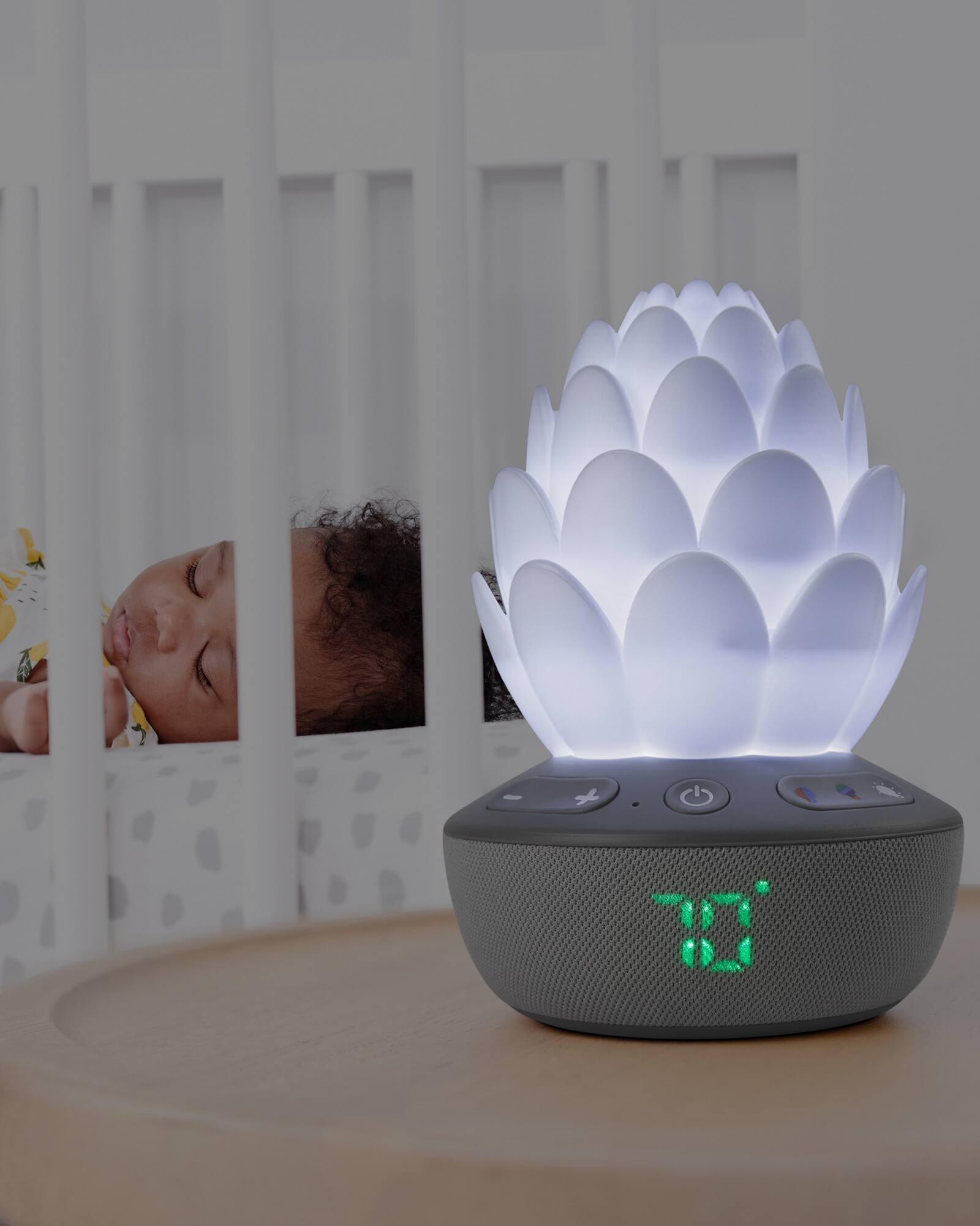 Veladora con sonidos y alerta para bebés Veladora con sonidos y alerta para bebés