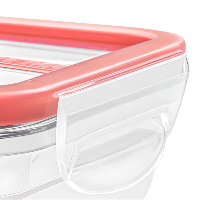 Pote con traba 770 ml NARANJA
