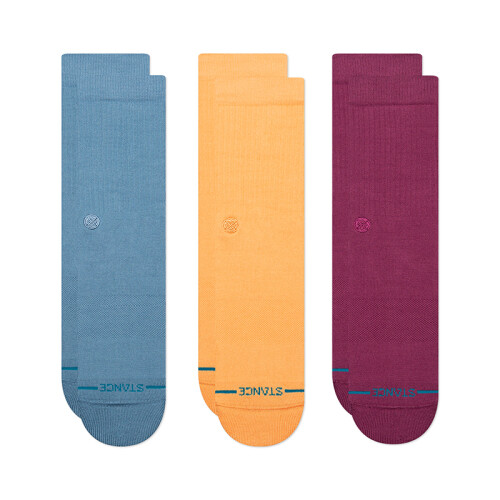 Medias Stance Icon 3 Pack Multicolor