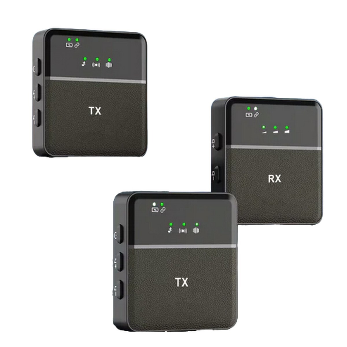 Micrófono inalambrico doble solapero para Iphone profesional 