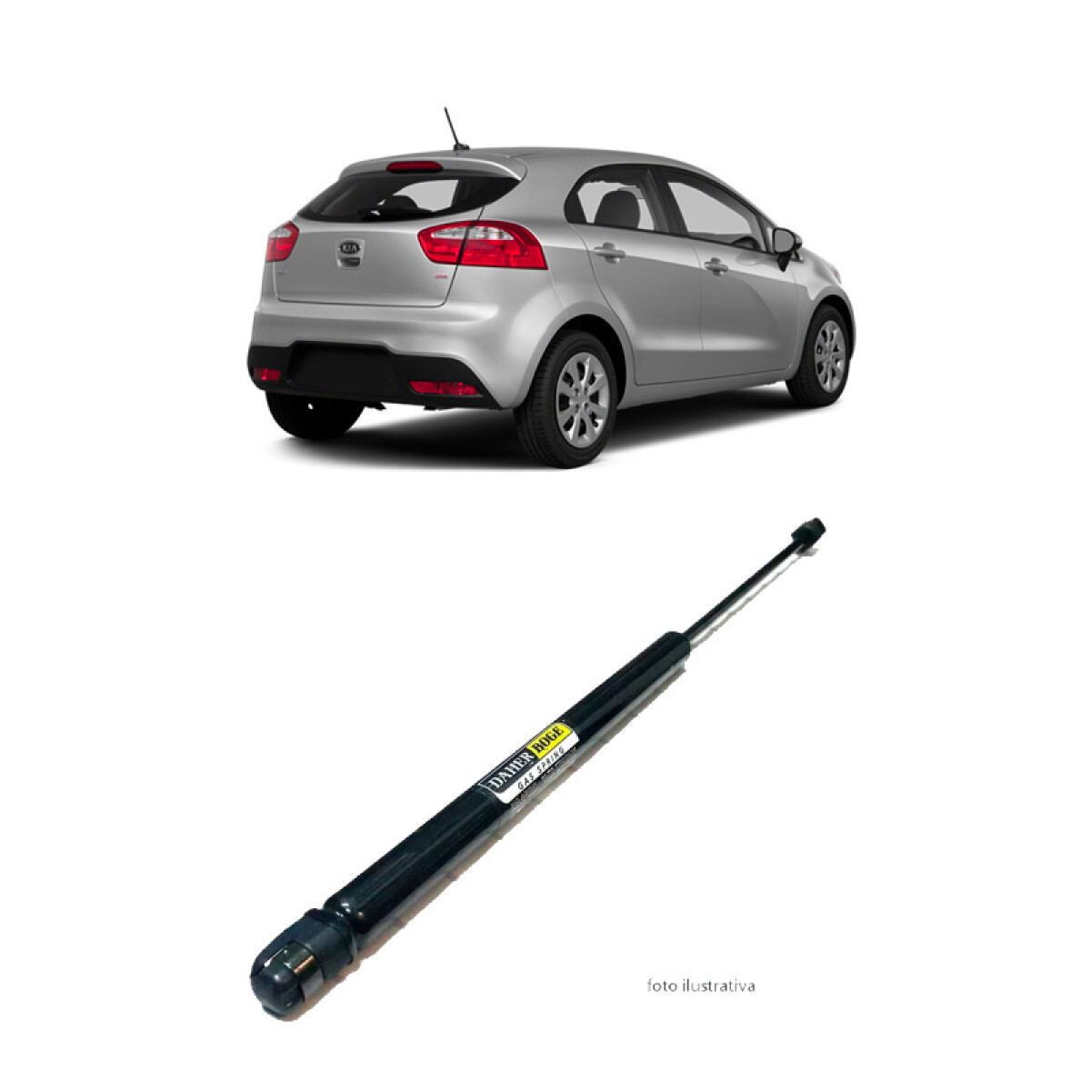 AMORTIGUADOR BAUL KIA PORTON TRAS. RIO HATCH 5 PTAS 2011/ - 