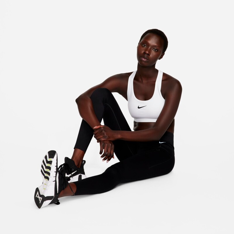 W NK SWSH MED SPT BRA Blanco