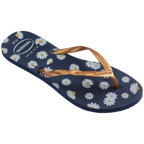Sandalias de Mujer Havaianas Fantasia Style Ii Azul Flores