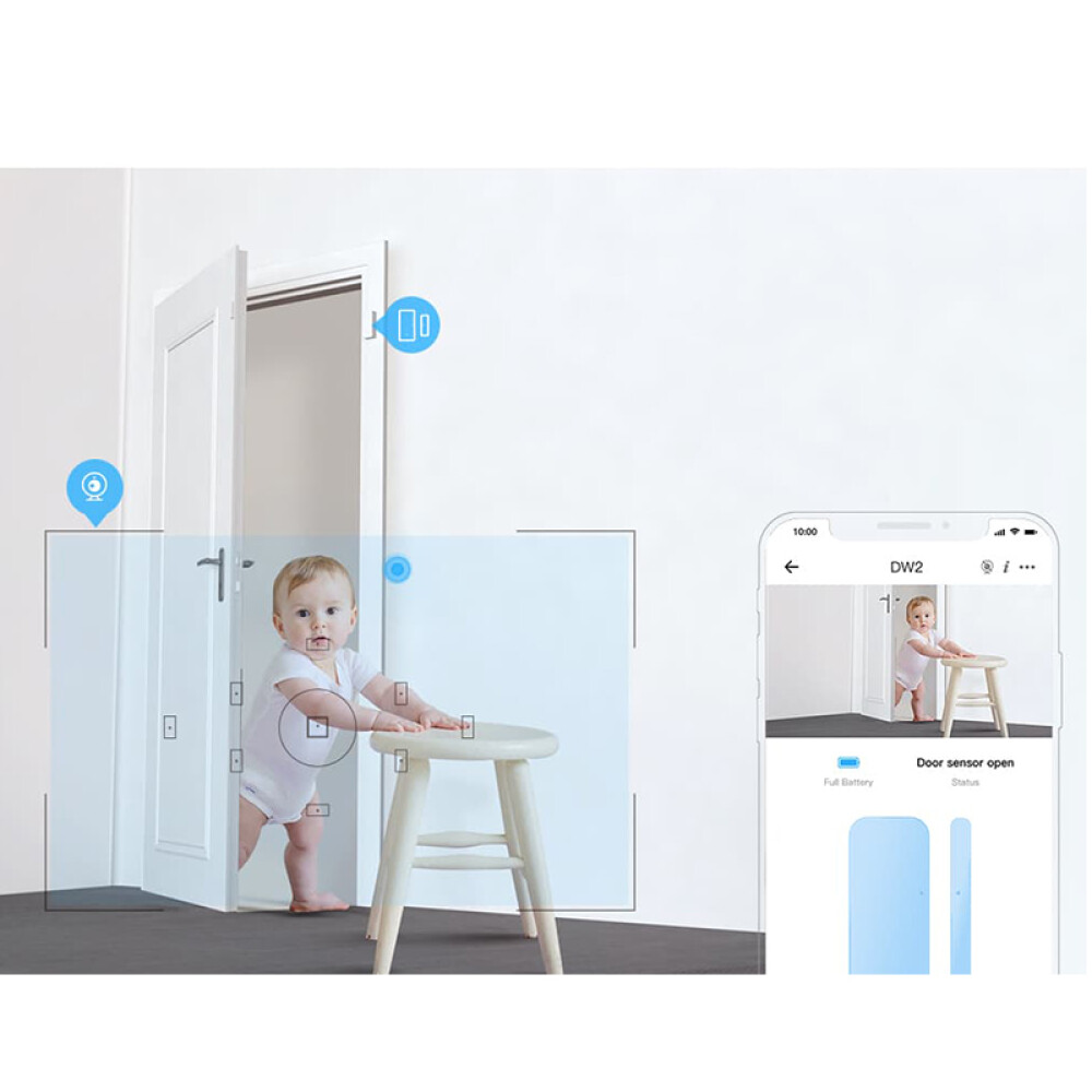 Sensor magnético puertas/ventanas DW2 WIFI SONOFF ELE07807