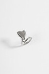 Anillo acero cora ajustable plateado