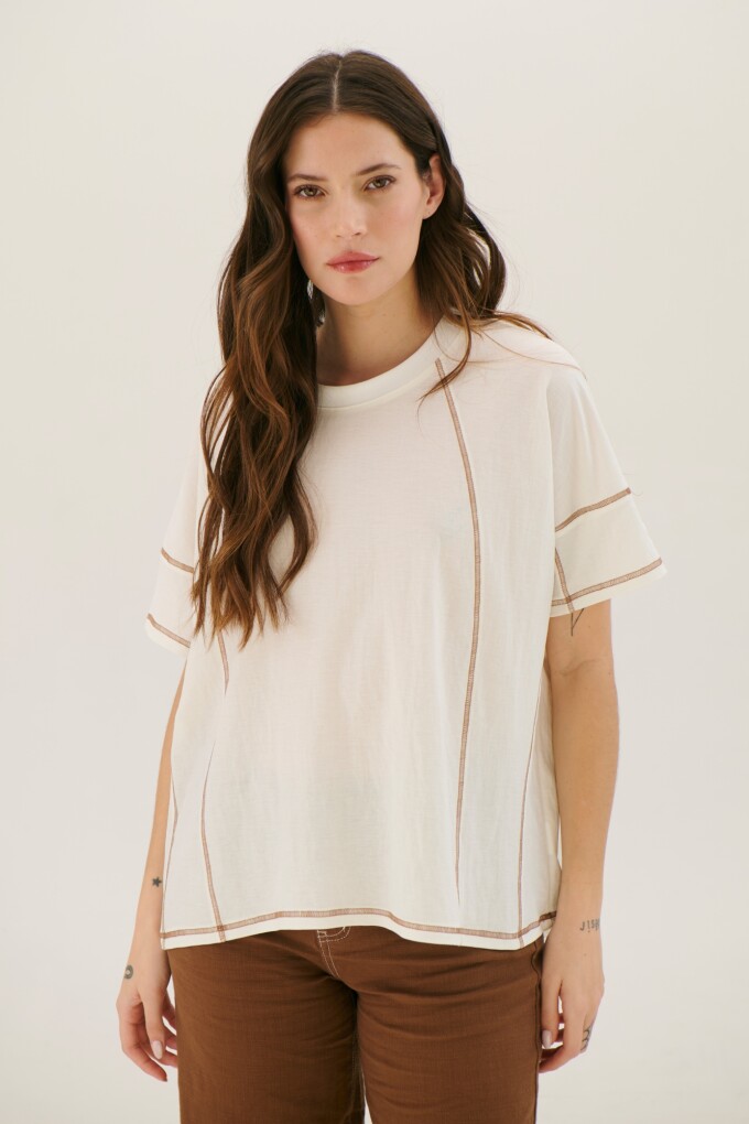REMERA MACA BLANCO