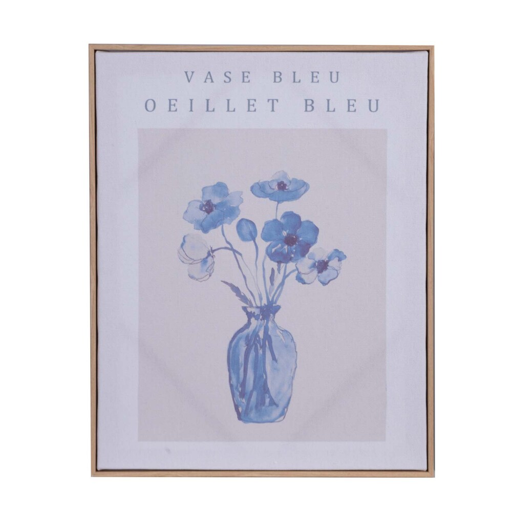 CUADRO 40X50CM PAPEL AZUL BLEU I