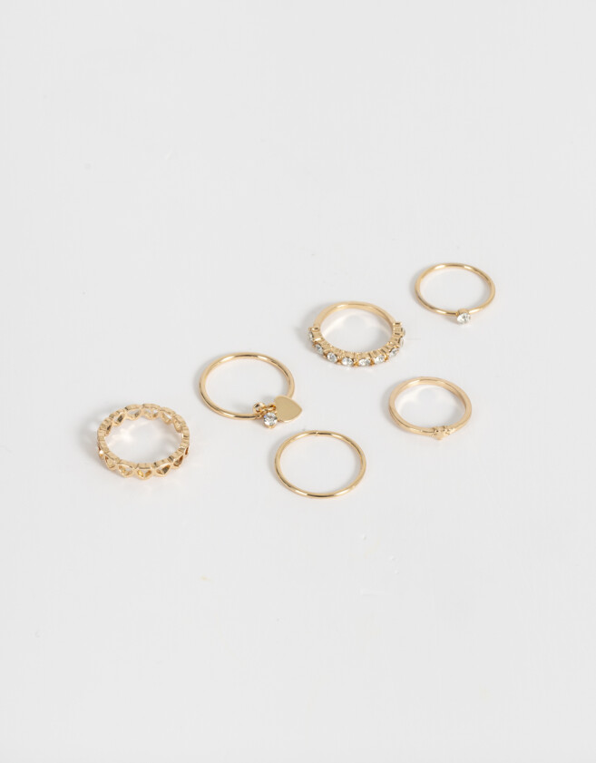 Sets Anillos De metal Set De Anillos De Metal - Dorado