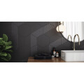 PORCELANATO OPAL DECO BLACK "A" 28.5X33 CM Porcelanato Opal Deco Black "a" 28.5x33 Cm