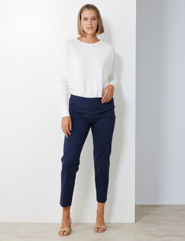 Pantalon Pull On AZUL
