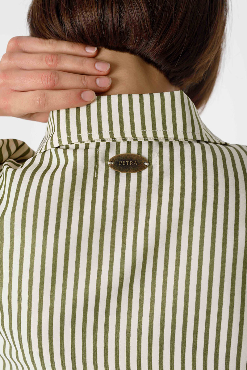 Camisa Aisling Crudo/Verde