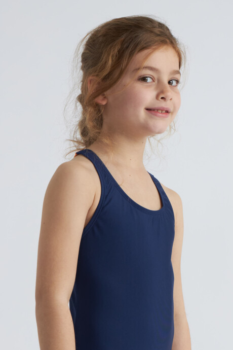 Malla de Nataci�n Azul/Naranja