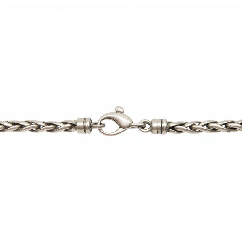Cadena Espiga-Plata y Oro-Sin piedra-CD5045 sinpiedra