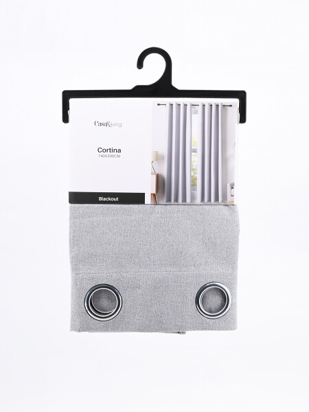 CORTINA BLACKOUT GRIS
