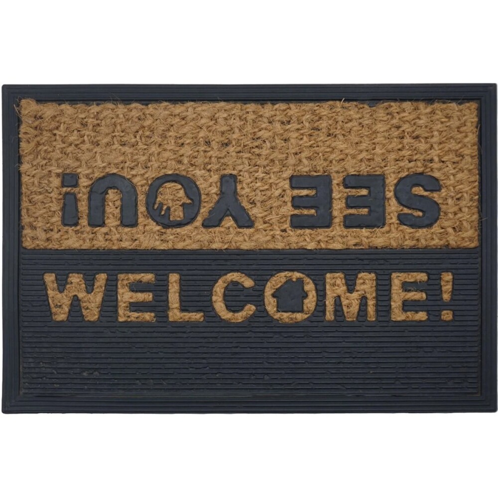 Felpudo Coco/Goma - 40x60 cm Welcome See