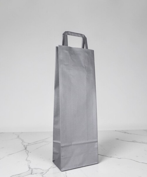 Bolsa 14x08x40 cm PLATA