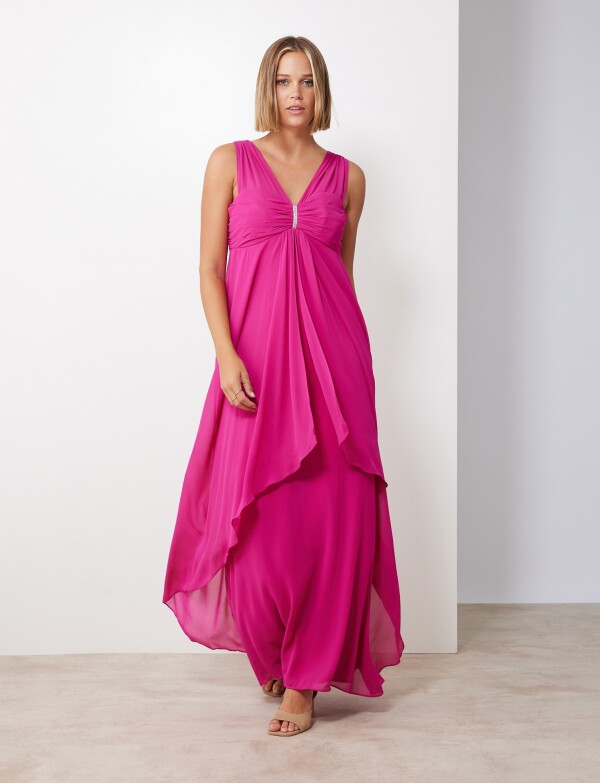 Vestido Maxi Colors FUCSIA