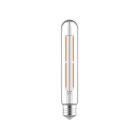 Lámpara LED vintage tubo transp. E27 6W cálida dim IX1895