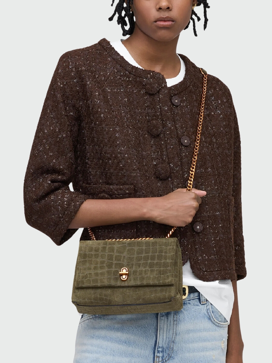 MARC JACOBS - THE SLIM DUAL CHAIN SHOULDER Alta Automática