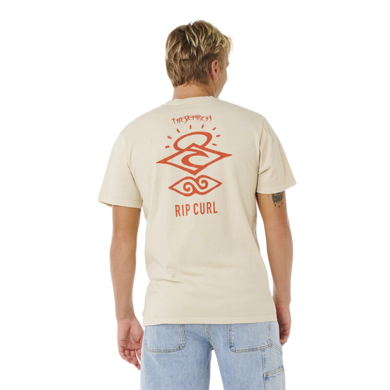 Remera Rip Curl Search Icon - Beige Remera Rip Curl Search Icon - Beige