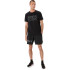 Polo Training Asics Hex Graphic Cotton Blend Tee Hombre Performance Black
