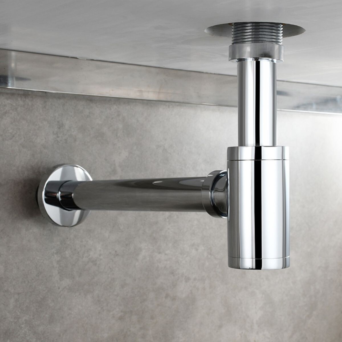 SIFON BOTELLA CROMADO 1 1/4 SELEKTIVA Sifon Botella Cromado 1 1/4 Selektiva