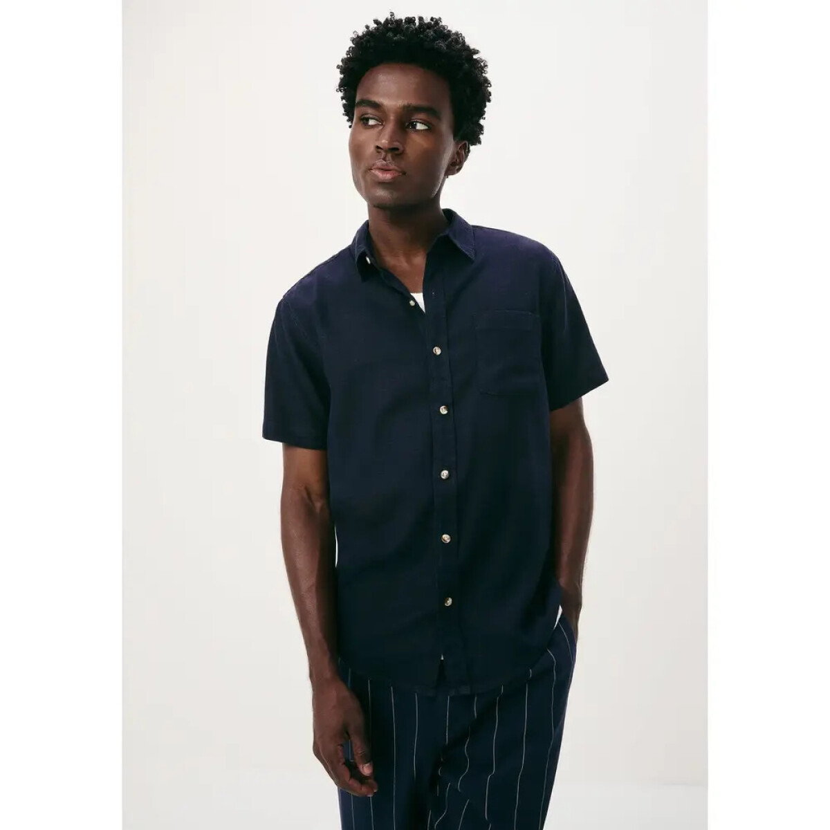 CAMISA MASC - AZUL ESCURO 