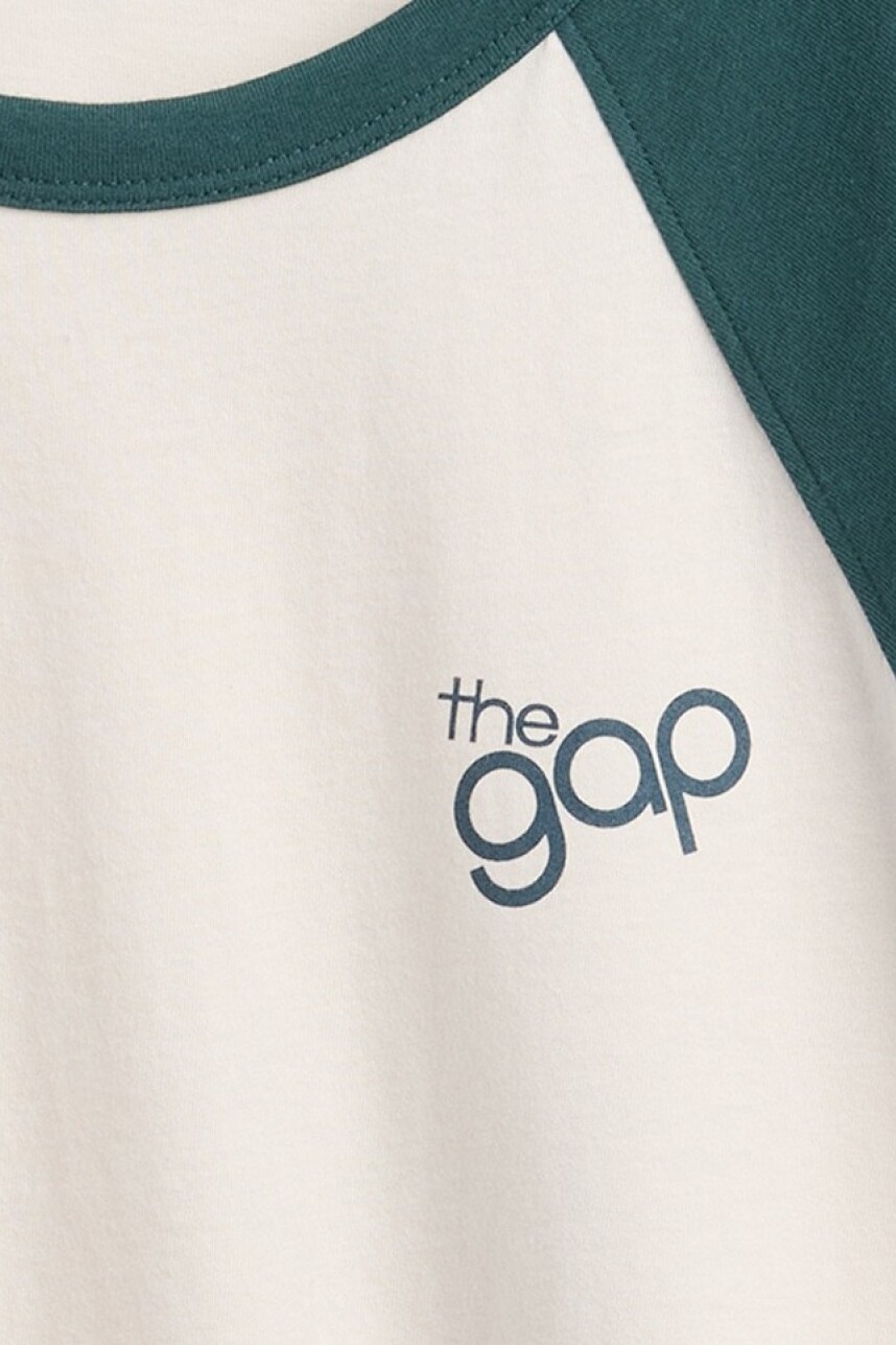 Remera Logo Gap Mujer Deep Hunter 505