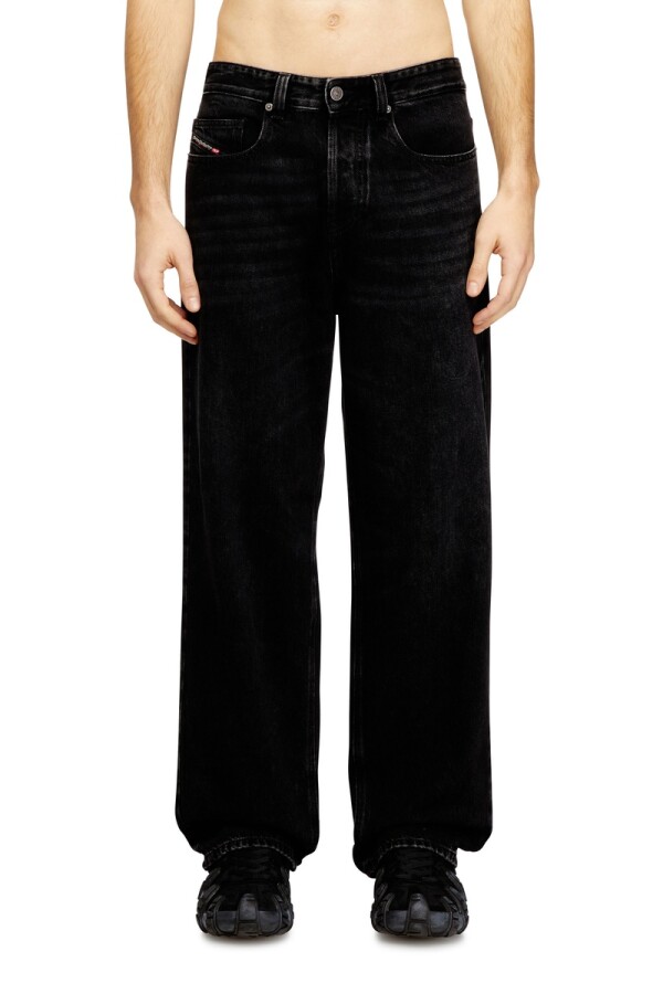Jean Para Hombre Relaxed - 2001 D-Macro Negro/gris Oscuro