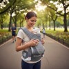 Mochila porta bebe Hoody Kikkaboo gris