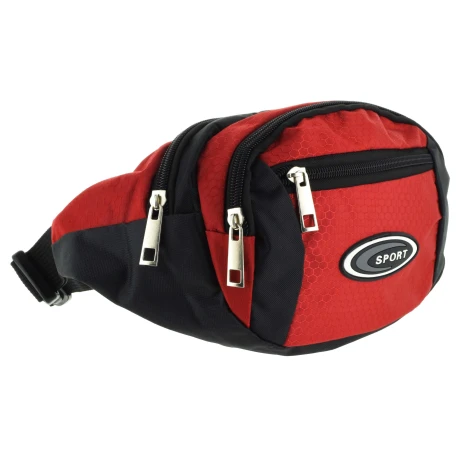 RIÑONERA LONA C/4 CIERRES SPORT 31.5X12X10.5CM 23519 RIÑONERA LONA C/4 CIERRES SPORT 31.5X12X10.5CM 23519